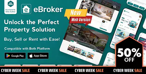 اپلیکیشن فلاتر املاک eBroker