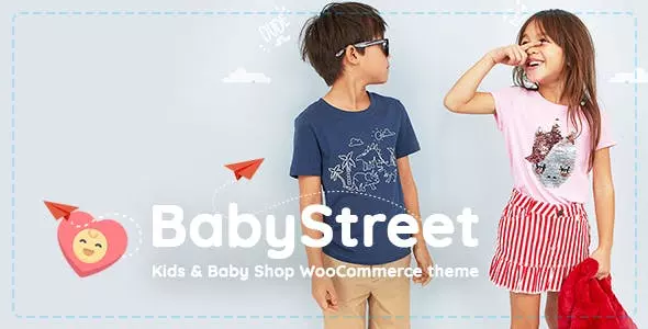 قالب BabyStreet – قالب فروشگاه لوازم کودک برای وردپرس