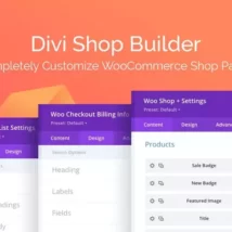 افزونه Divi Shop Builder برای ووکامرس