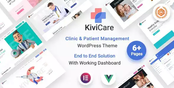 قالب پزشکی و کلینیک KiviCare برای وردپرس