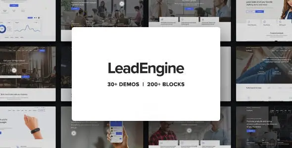 Download the LeadEngine theme – a multipurpose WordPress theme