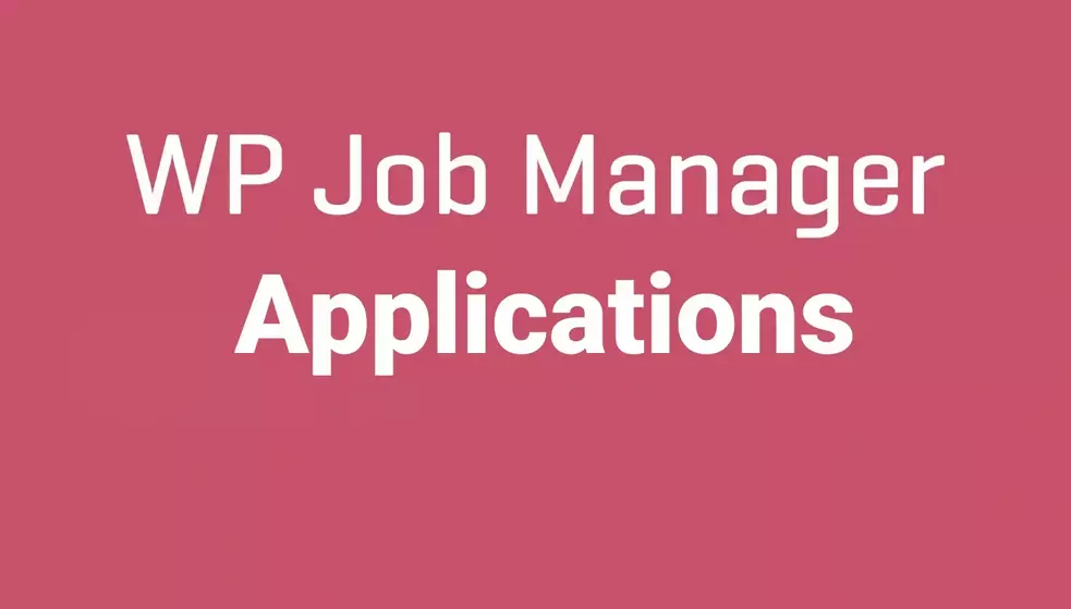 افزونه WP Job Manager Applications