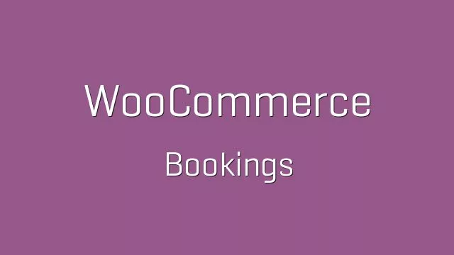 افزونه WooCommerce Bookings