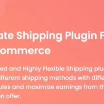 افزونه Flat Rate Shipping For WooCommerce