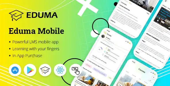 اپلیکیشن ری اکت آموزشی Eduma Mobile