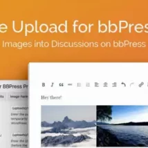 افزونه Image Upload برای bbPress Pro