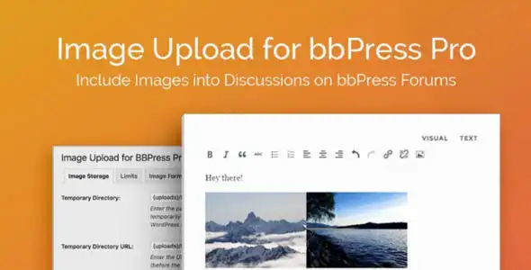 افزونه Image Upload برای bbPress Pro