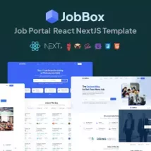 قالب React NextJs پورتال کاریابی JobBox