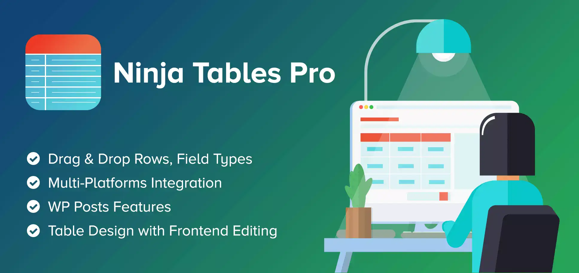 افزونه Ninja Tables Pro برای وردپرس