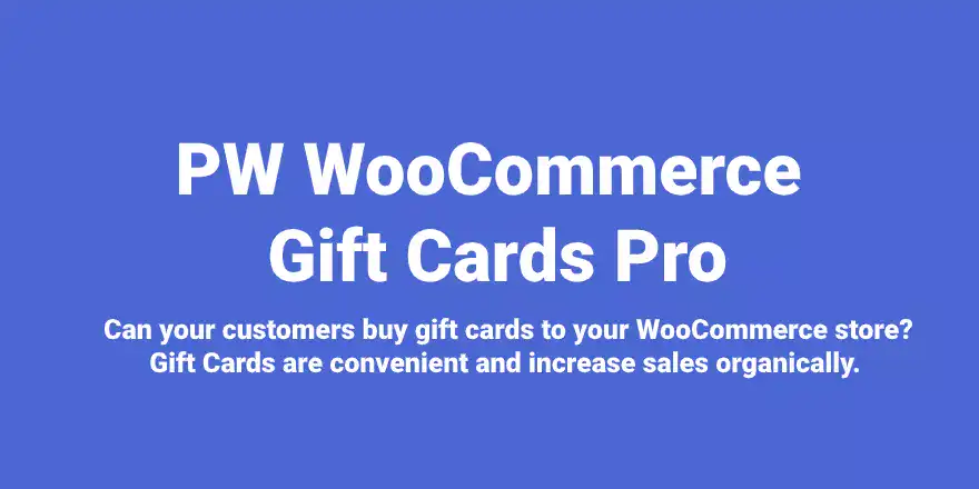 افزونه PW WooCommerce Gift Cards Pro برای وردپرس