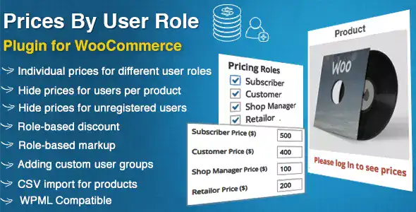 افزونه Prices By User Role for WooCommerce