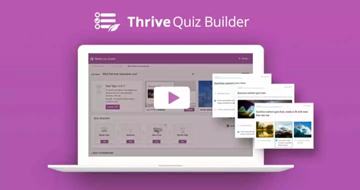 افزونه Thrive Quiz Builder برای وردپرس