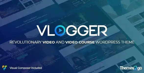 قالب Vlogger برای وردپرس