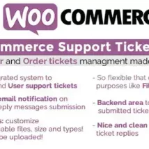 افزونه WooCommerce Support Ticket System