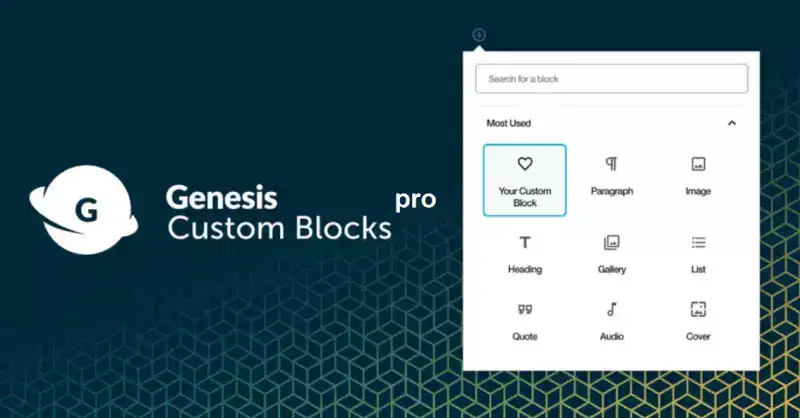 افزونه Genesis Custom Blocks Pro: طراحی بلوک‌های سفارشی برای وردپرس