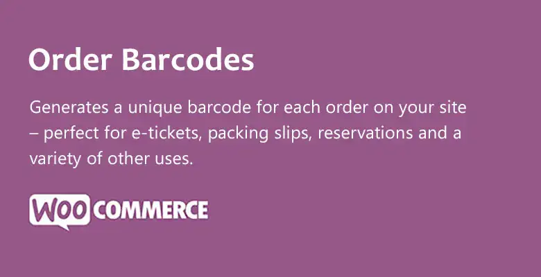 افزونه WooCommerce Order Barcodes