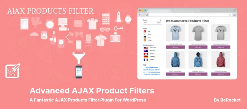 افزونه BeRocket AJAX Products Filter برای ووکامرس