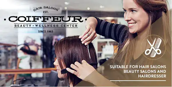 قالب وردپرس سالن آرایش Coiffeur