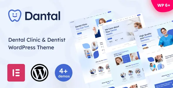 دانلود قالب دندانپزشکی Dantal برای وردپرس