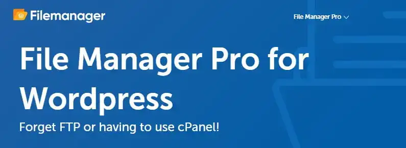 افزونه File Manager Pro برای وردپرس