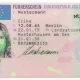دانلود گواهینامه رانندگی لایه باز psd کشور آلمان