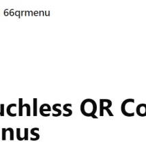 دانلود اسکریپت ۶۶QrMenu Touchless QR Menus
