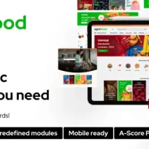 قالب فروشگاه مواد غذایی Agrofood برای ووکامرس
