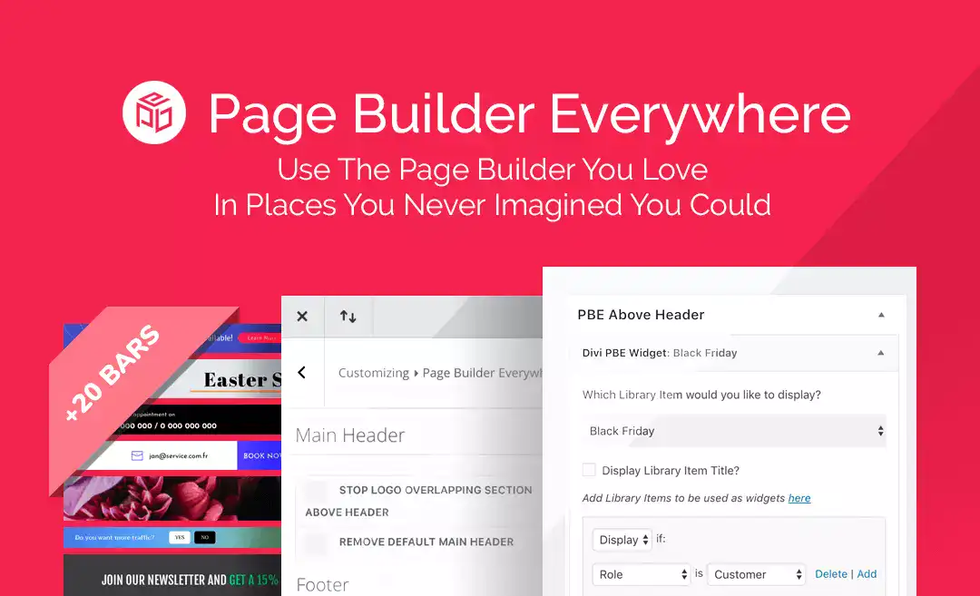 افزونه Page Builder Everywhere