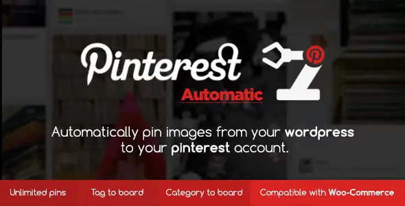 افزونه Pinterest Automatic Pin برای وردپرس