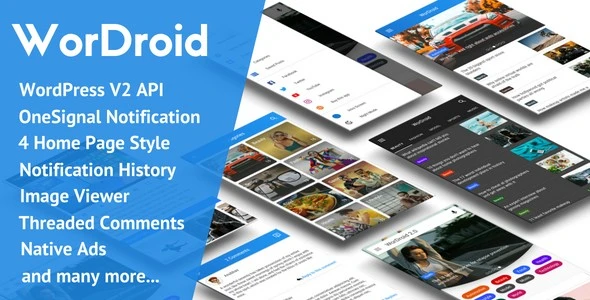 اپلیکیشن WorDroid – Full Native WordPress Blog App برای وردپرس