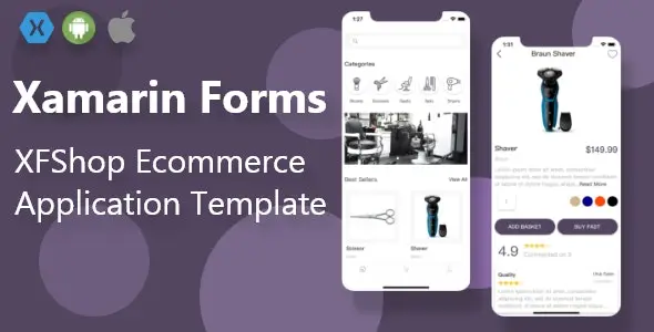 اپلیکیشن XFShop Ecommerce Application Template – Xamarin Forms