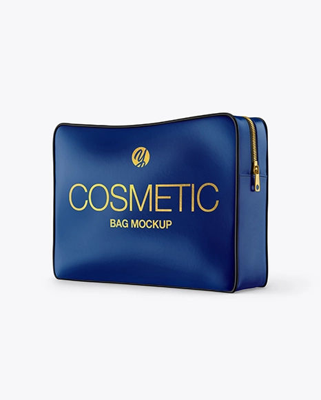 موکاپ کیف لوازم آرایشی Matte Cosmetic Bag Mockup