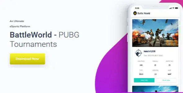 اپلیکیشن اندروید BattleWorld – Online PUBG Tournaments organizer