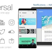 ساخت اپلیکیشن اندروید Universal – Full Multi-Purpose Android App