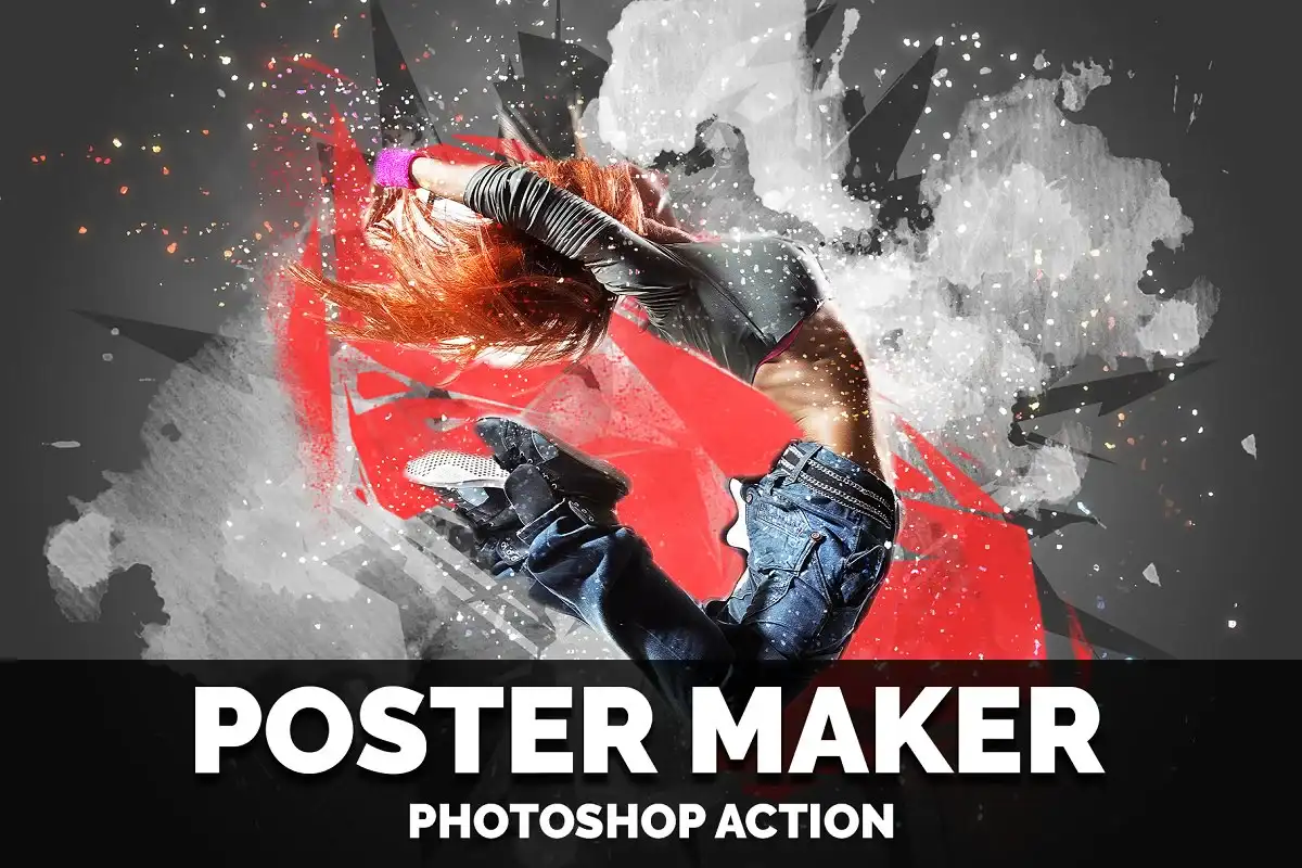 اکشن فتوشاپ Poster Maker photoshop action