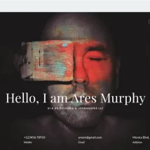 قالب Ares Murphy – قالب نمونه کار و رزومه جوملا