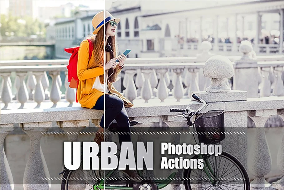 اکشن فتوشاپ ۷۰ Urban Photoshop Actions
