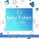 ماک آپ تیشرت بچگانه Baby T-shirt Bundle 21x Mock-ups