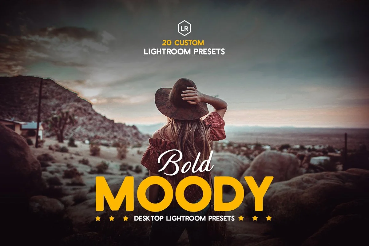 پریست لایتروم Bold Moody Lightroom Presets
