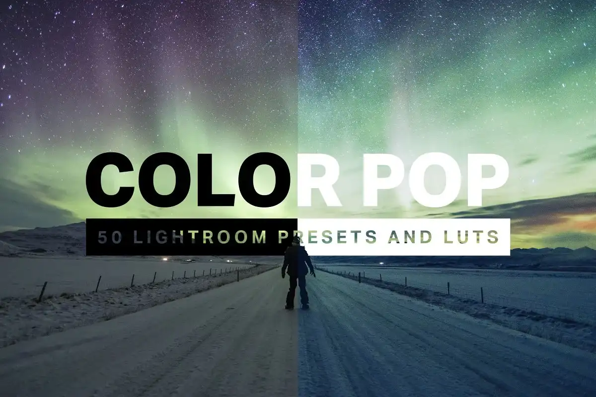 پریست لایتروم ۵۰ Color Pop Lightroom Presets LUTs