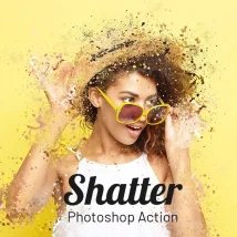 اکشن فتوشاپ Shatter Photoshop Action