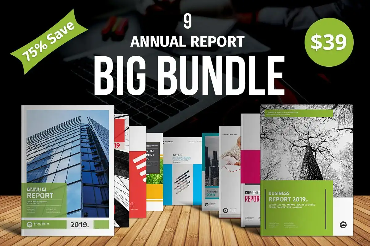 قالب گزارش سالانه Big Bundle Annual Report-1