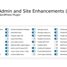 افزونه Admin and Site Enhancements (ASE) PRO برای وردپرس