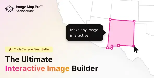 Image Map Pro برای ابزار جاوااسکریپت ساخت نقشه تصویری
