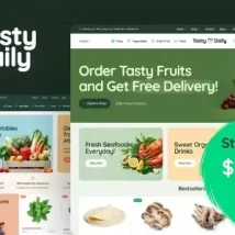 دانلود قالب Tasty Daily برای ووکامرس