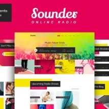 دانلود قالب Sounder برای وردپرس