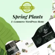 قالب پرورش گل و گیاه Spring Plants راستچین برای وردپرس