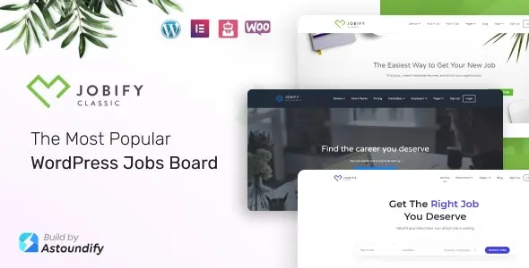 قالب Jobify استخدام و کاریابی وردپرس
