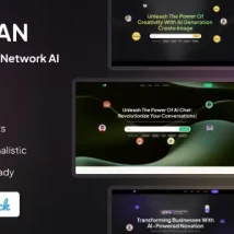دانلود قالب Aizan – Artificial Neural Network AI HTML Template