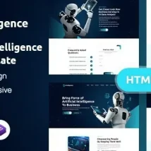 دانلود قالب هوش مصنوعی Artelligence برای HTML